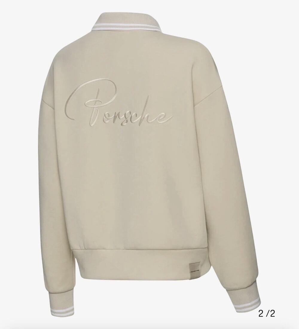 Puma x Porsche Golf Midlyr Long Sleeve Top Size Medium Womens Desert Suede